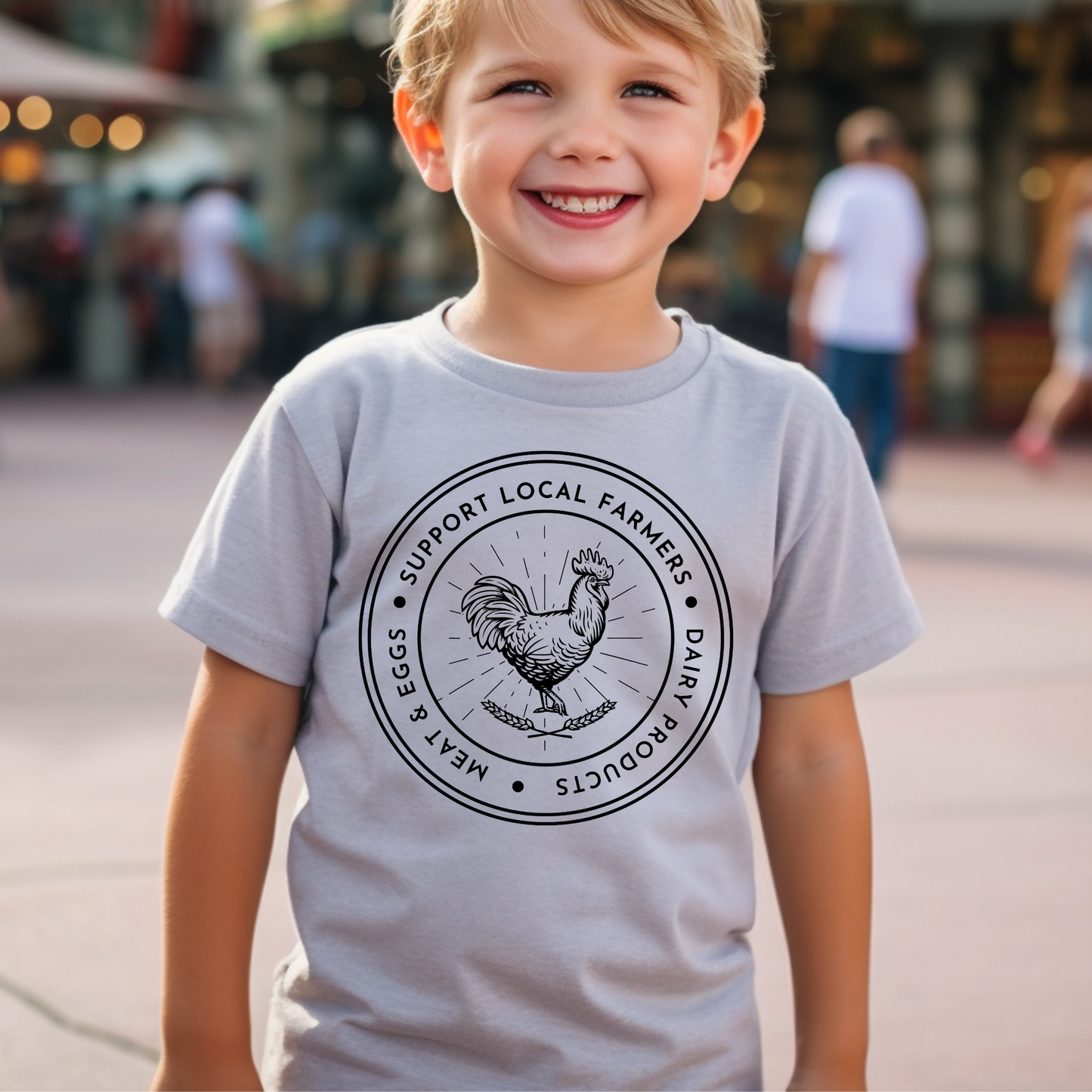 Support Local Farmers - Youth Short Sleeve T-Shirt