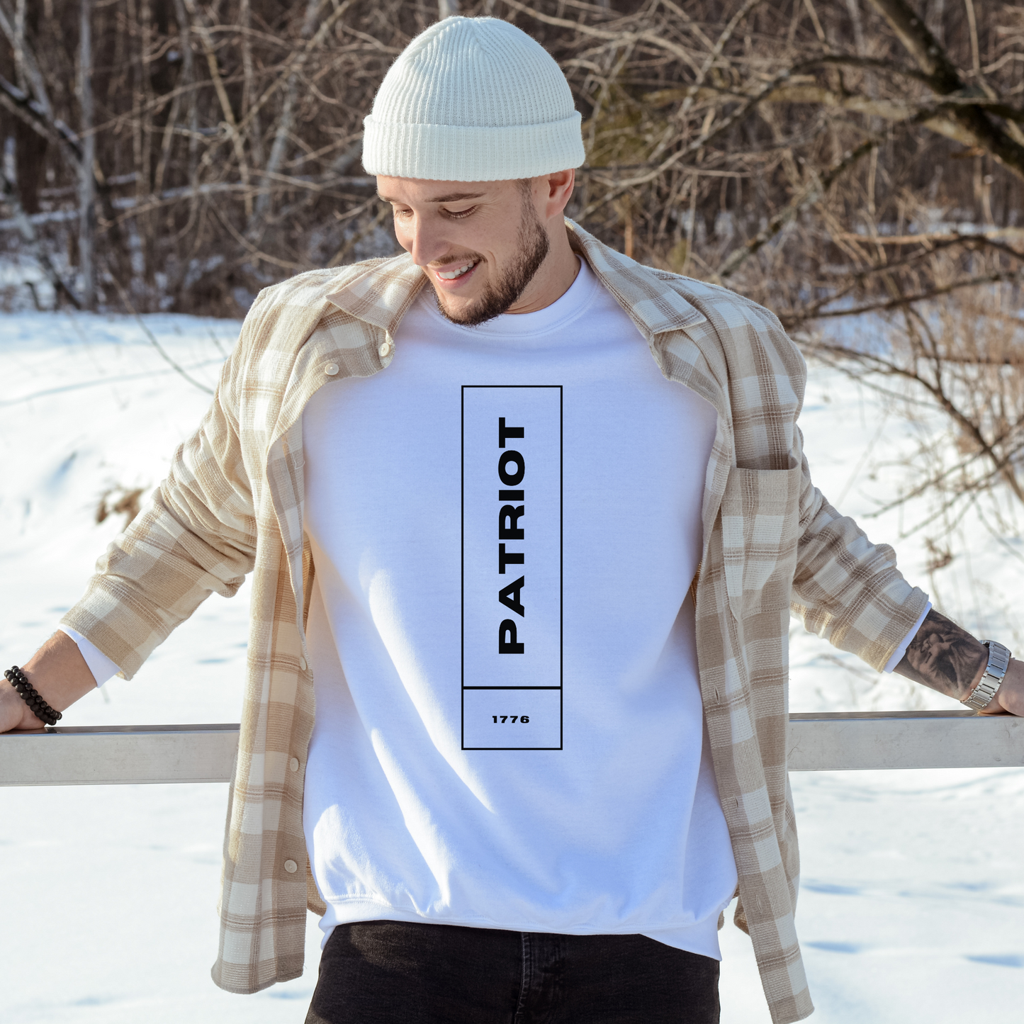 Patriot 1776 - Unisex Crewneck Sweatshirt