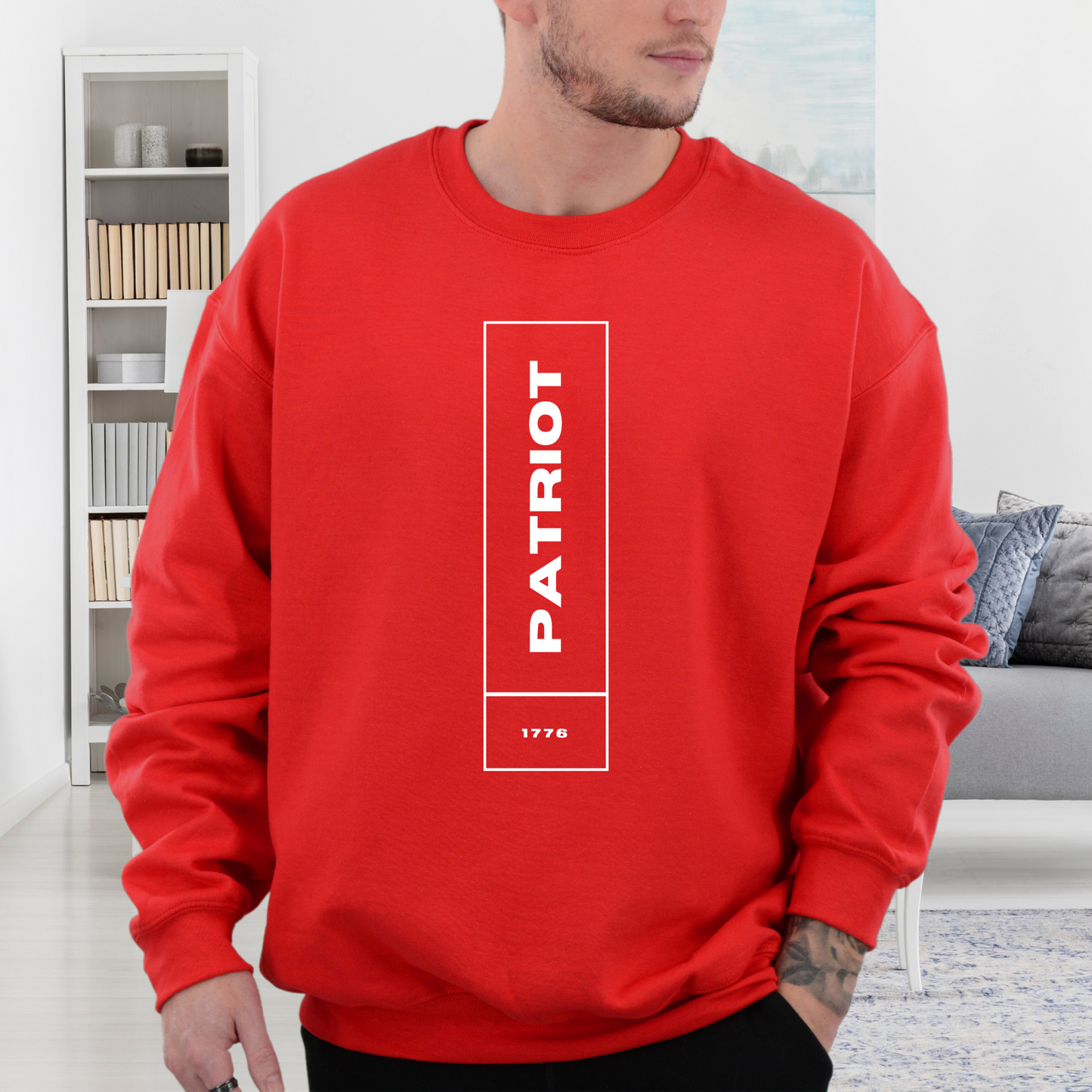 Patriot 1776 - Unisex Crewneck Sweatshirt