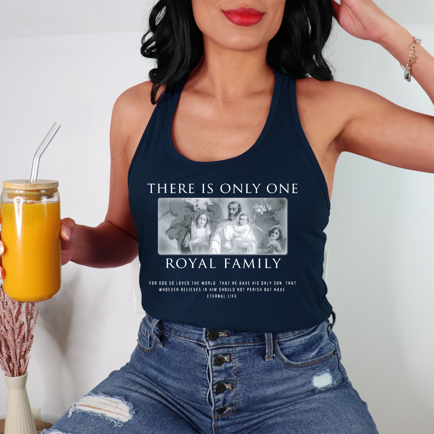 There is Only One Royal Family - Women's Racerback Tank