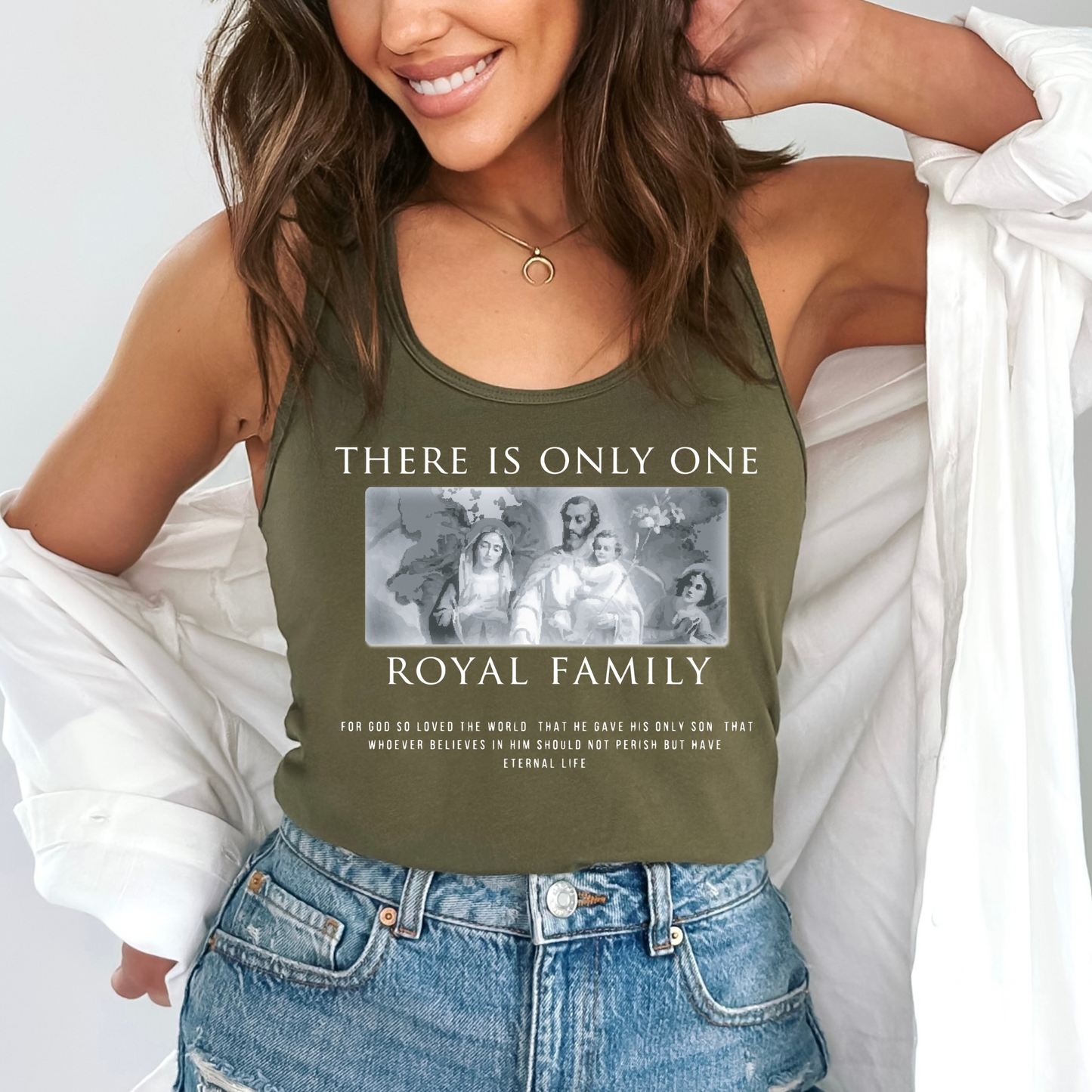 There is Only One Royal Family - Women's Racerback Tank