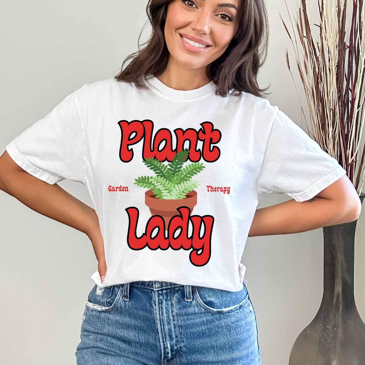 Plant Lady - Unisex Garment-Dyed Heavyweight Tee