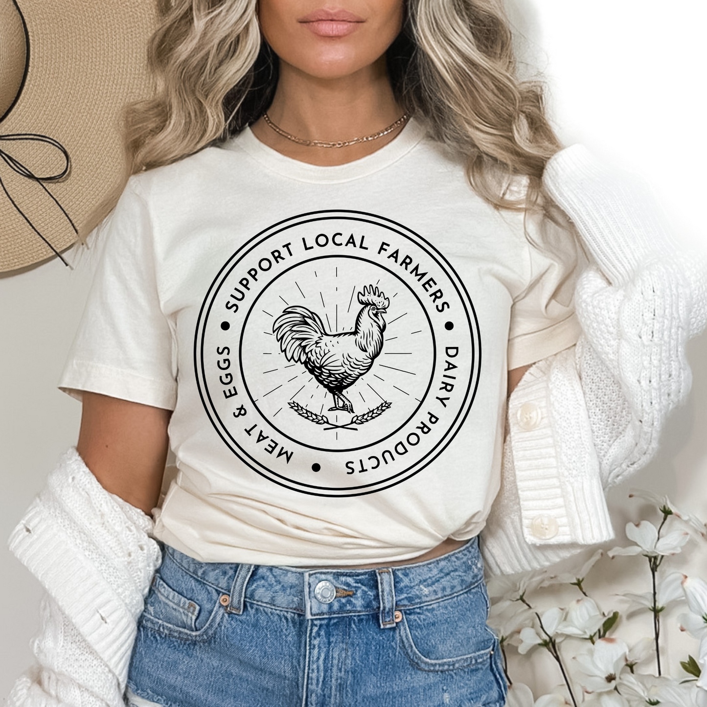 Support Local Farmers - Unisex Jersey Tee