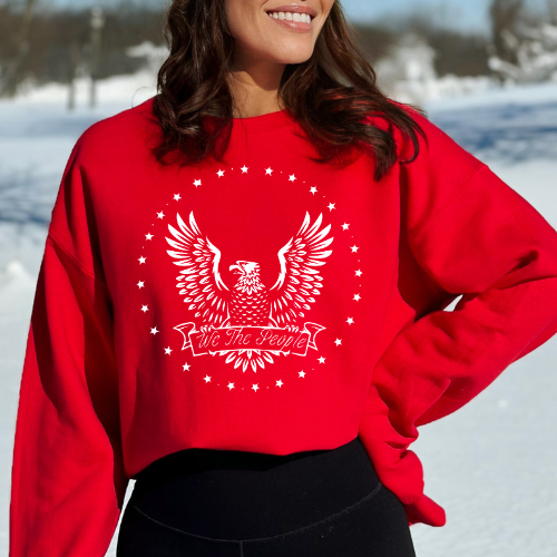 We The People Eagle - Unisex Crewneck Sweatshirt
