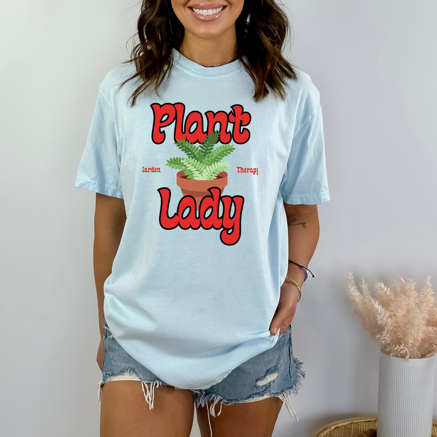 Plant Lady - Unisex Garment-Dyed Heavyweight Tee