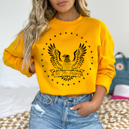 We The People Eagle - Unisex Crewneck Sweatshirt