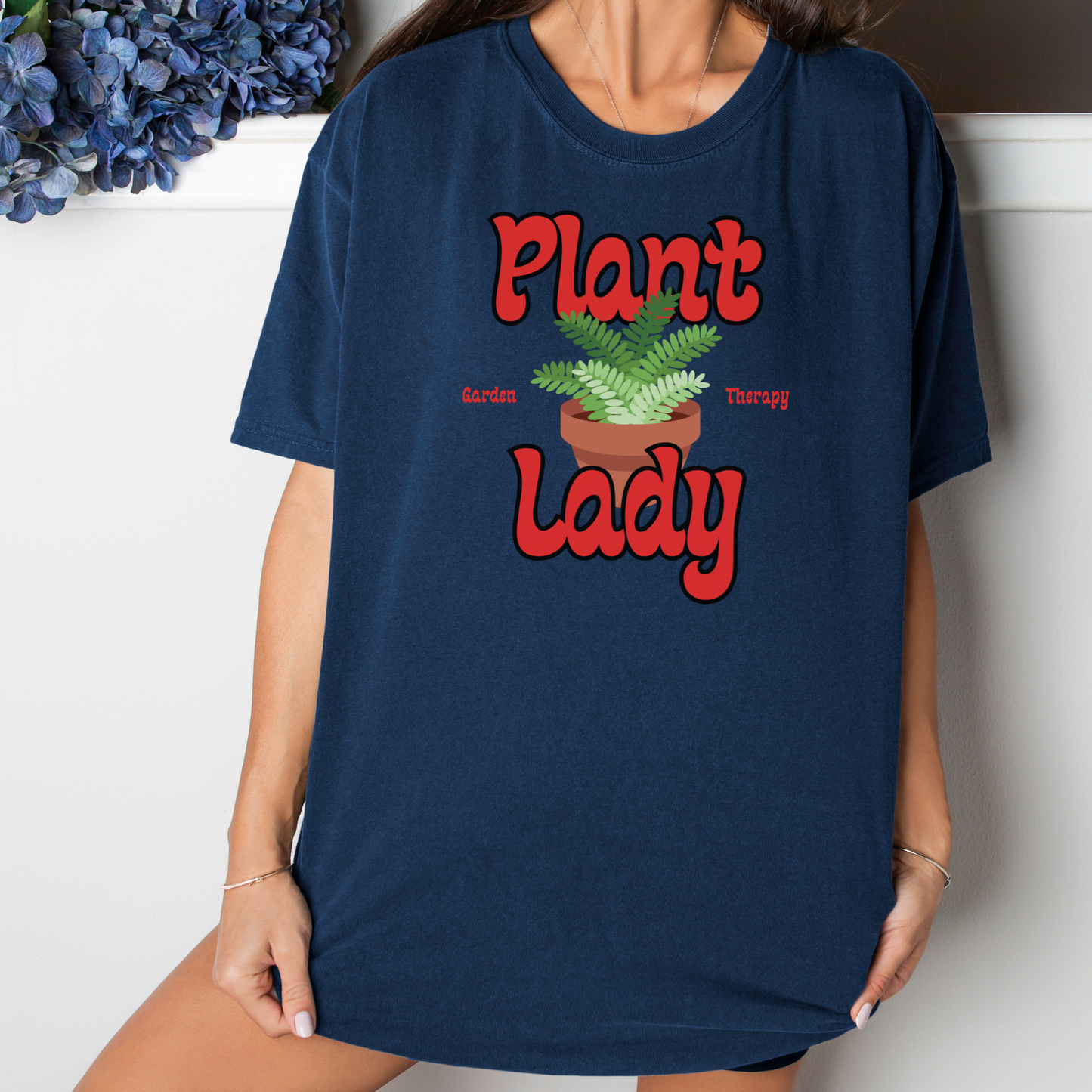 Plant Lady - Unisex Garment-Dyed Heavyweight Tee