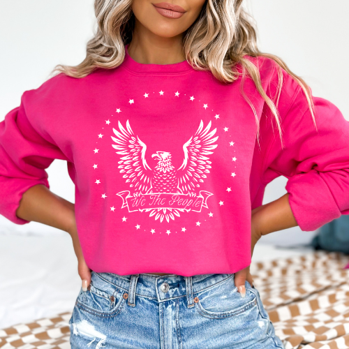 We The People Eagle - Unisex Crewneck Sweatshirt