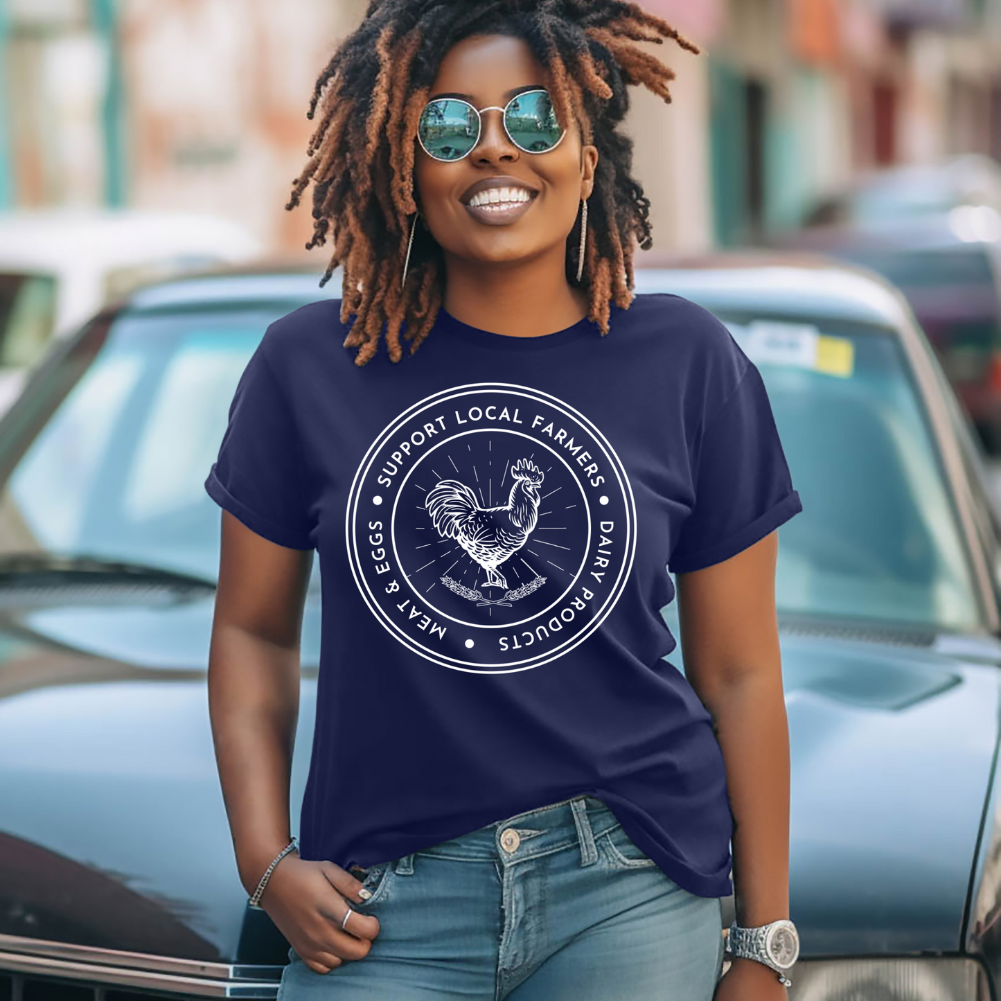 Support Local Farmers - Unisex Jersey Tee