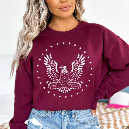 We The People Eagle - Unisex Crewneck Sweatshirt