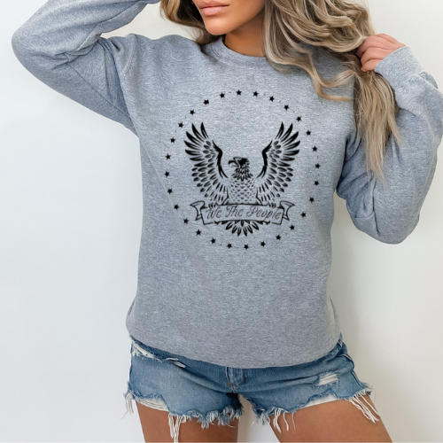 We The People Eagle - Unisex Crewneck Sweatshirt