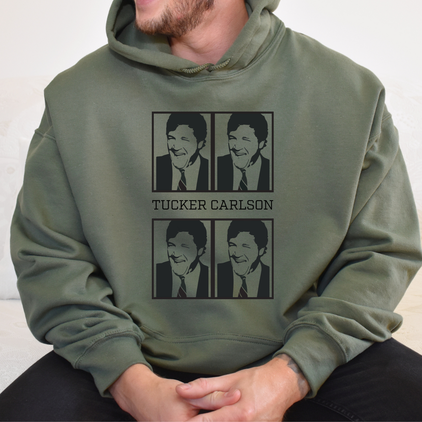 Tucker Carlson Warhol Style - Unisex Hoodie