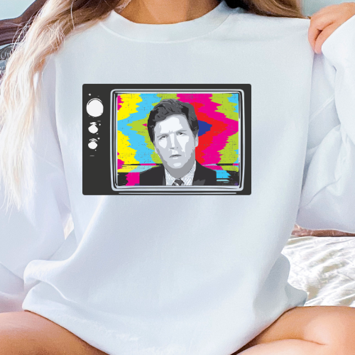 Tucker Retro TV - Unisex Crewneck Sweatshirt