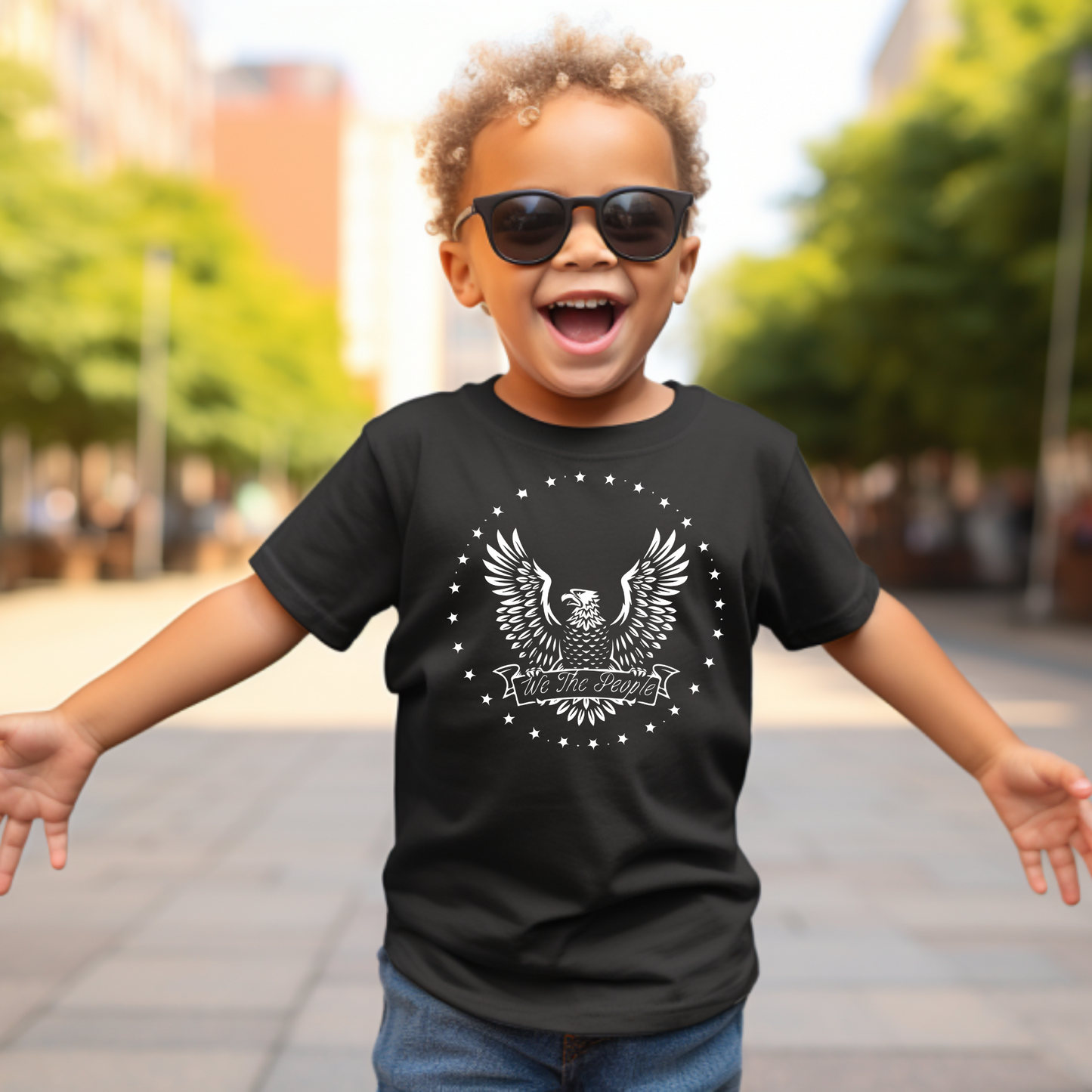 We The People Stars - Toddler Jersey Tee