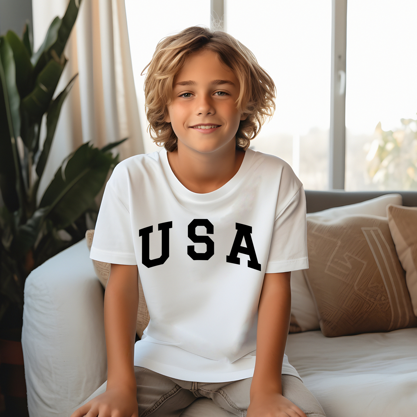 USA - Youth Short Sleeve T-Shirt