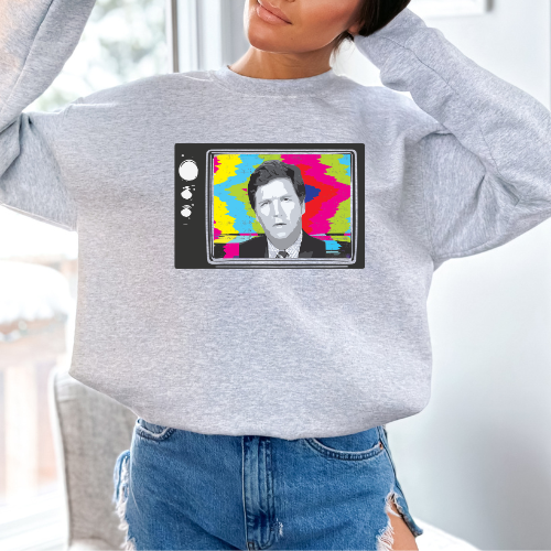 Tucker Retro TV - Unisex Crewneck Sweatshirt