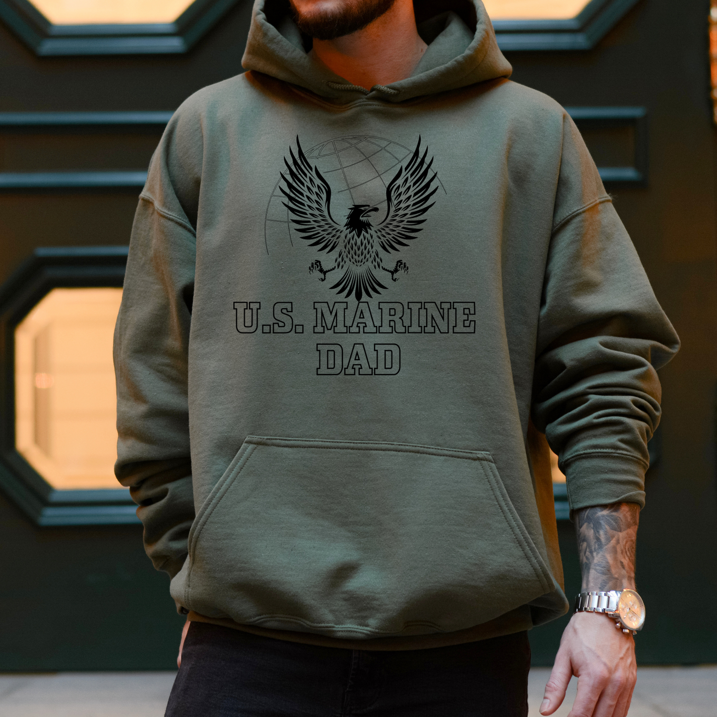 U.S Marine Dad - Unisex Hoodie