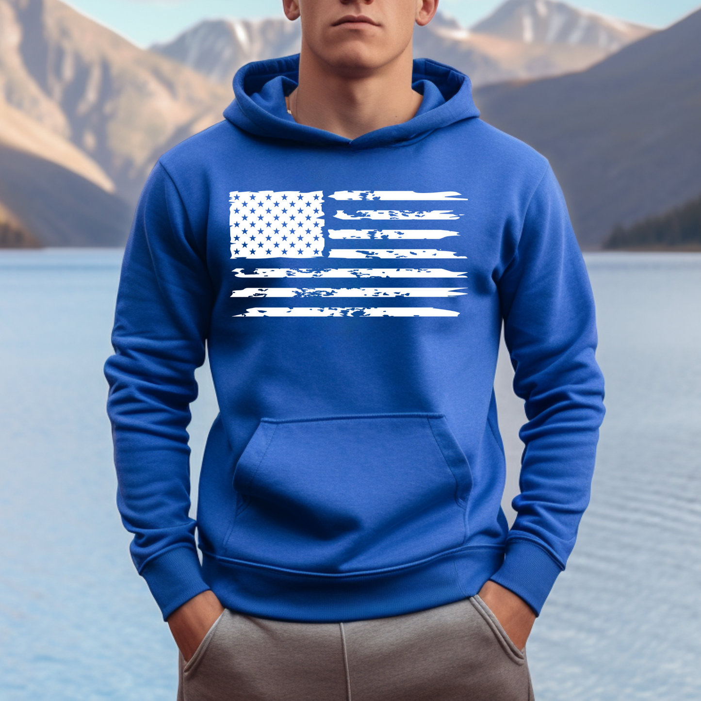 American Flag - Unisex Hoodie