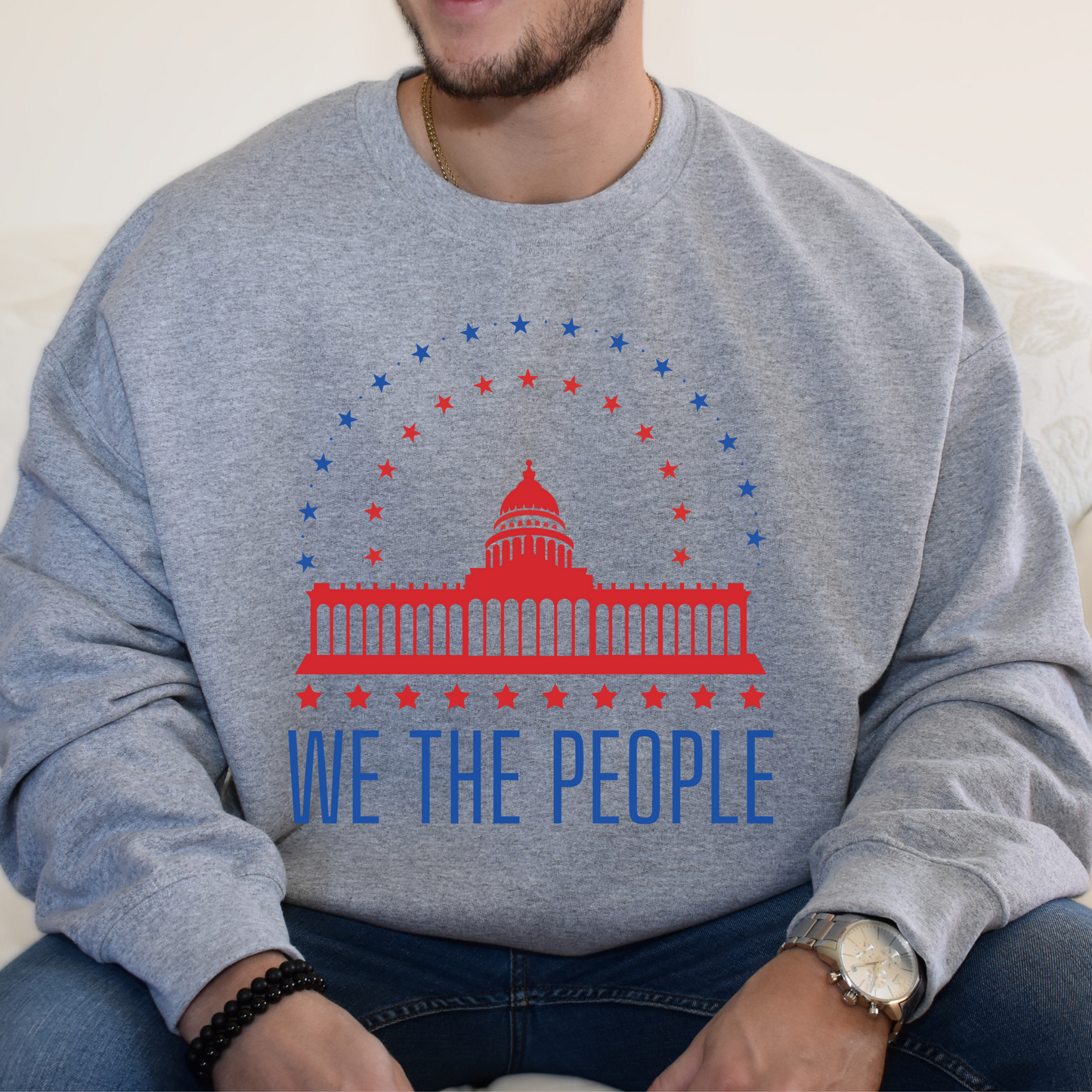 We The People's House - Unisex Crewneck Sweatshirt