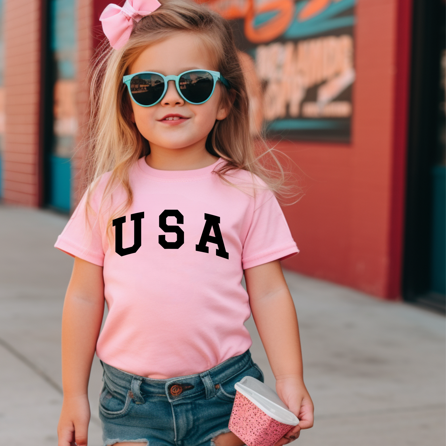 USA - Toddler Jersey Tee