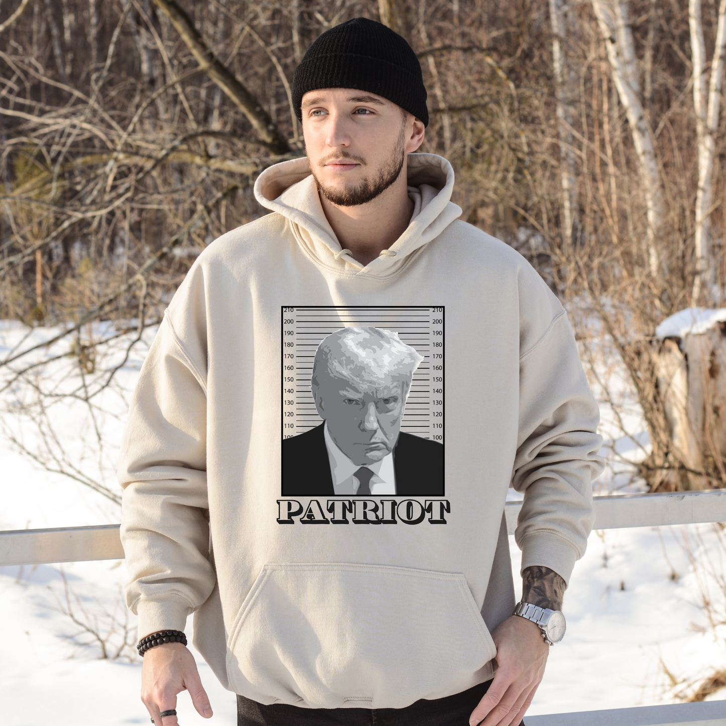 Trump Mugshot Patriot - Unisex Hoodie