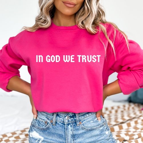 In God We Trust - Unisex Crewneck Sweatshirt
