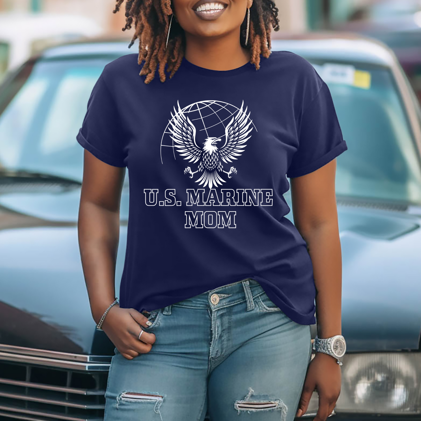 U.S. Marine Mom - Unisex Jersey Tee