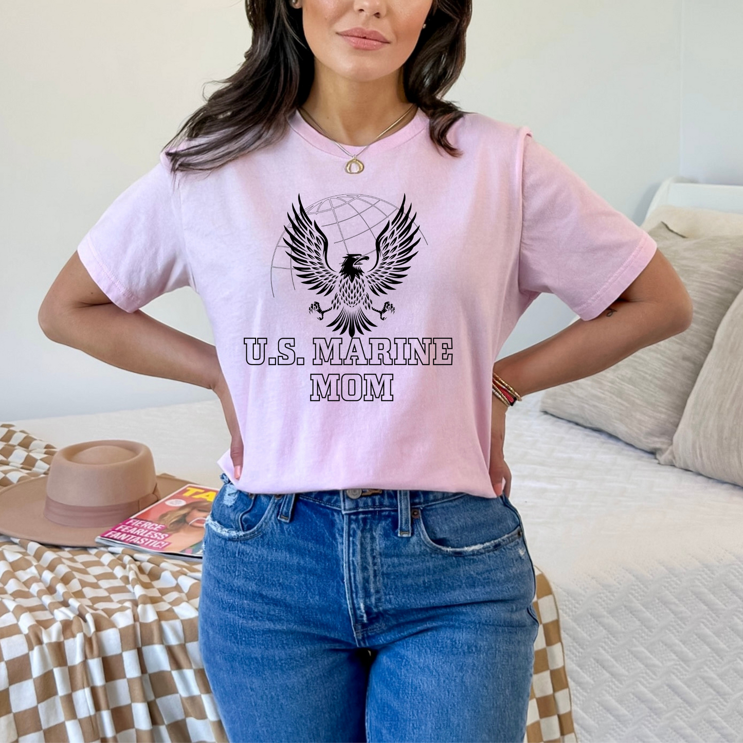 U.S. Marine Mom - Unisex Jersey Tee