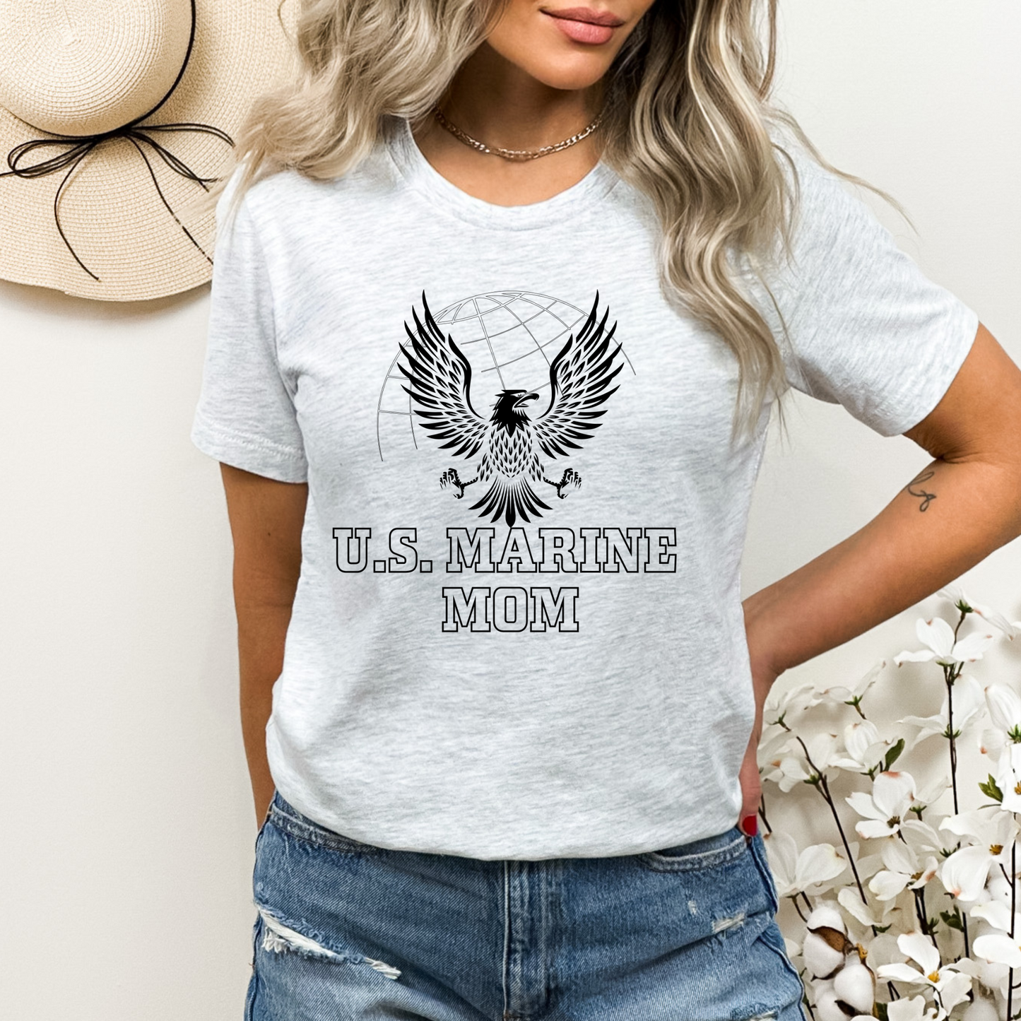 U.S. Marine Mom - Unisex Jersey Tee
