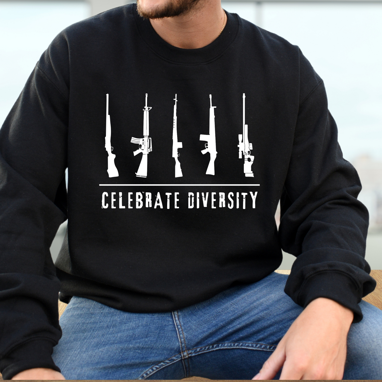 Celebrate Diversity 2A - Unisex Crewneck Sweatshirt
