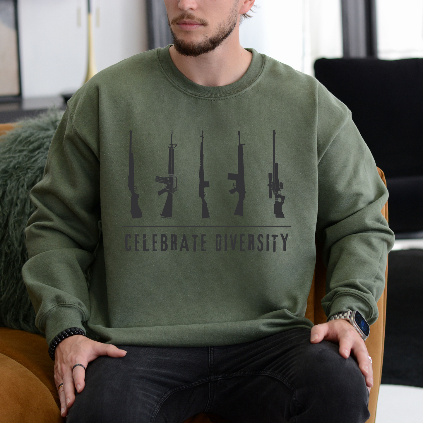 Celebrate Diversity 2A - Unisex Crewneck Sweatshirt