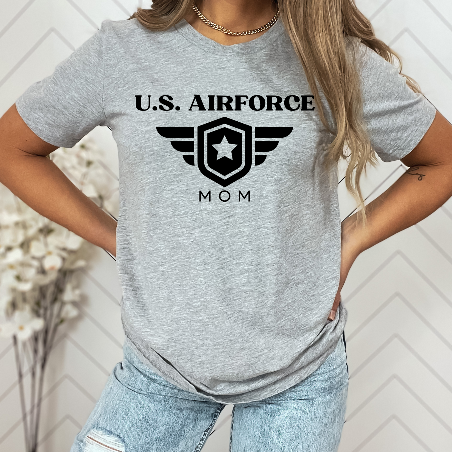 U.S Airforce Mom - Unisex Jersey Tee