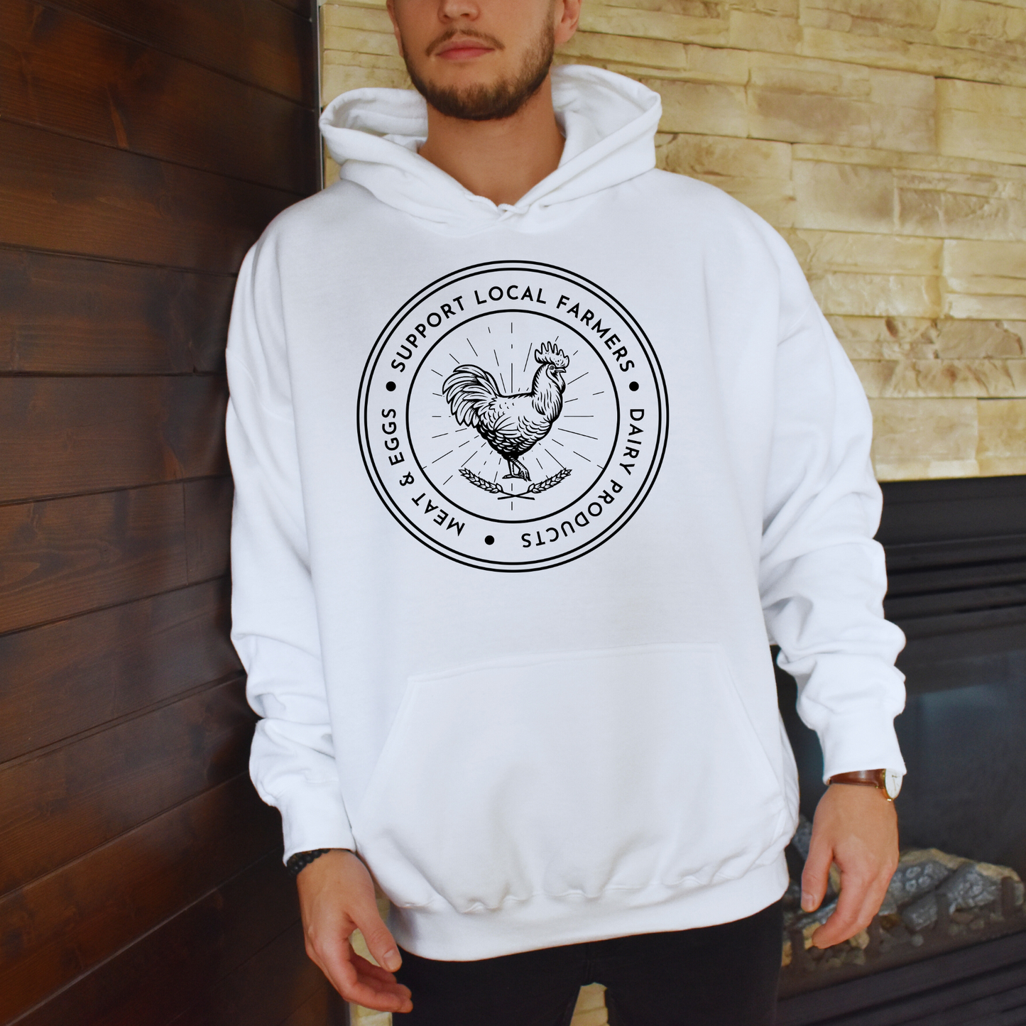 Support Local Farmers - Unisex Hoodie