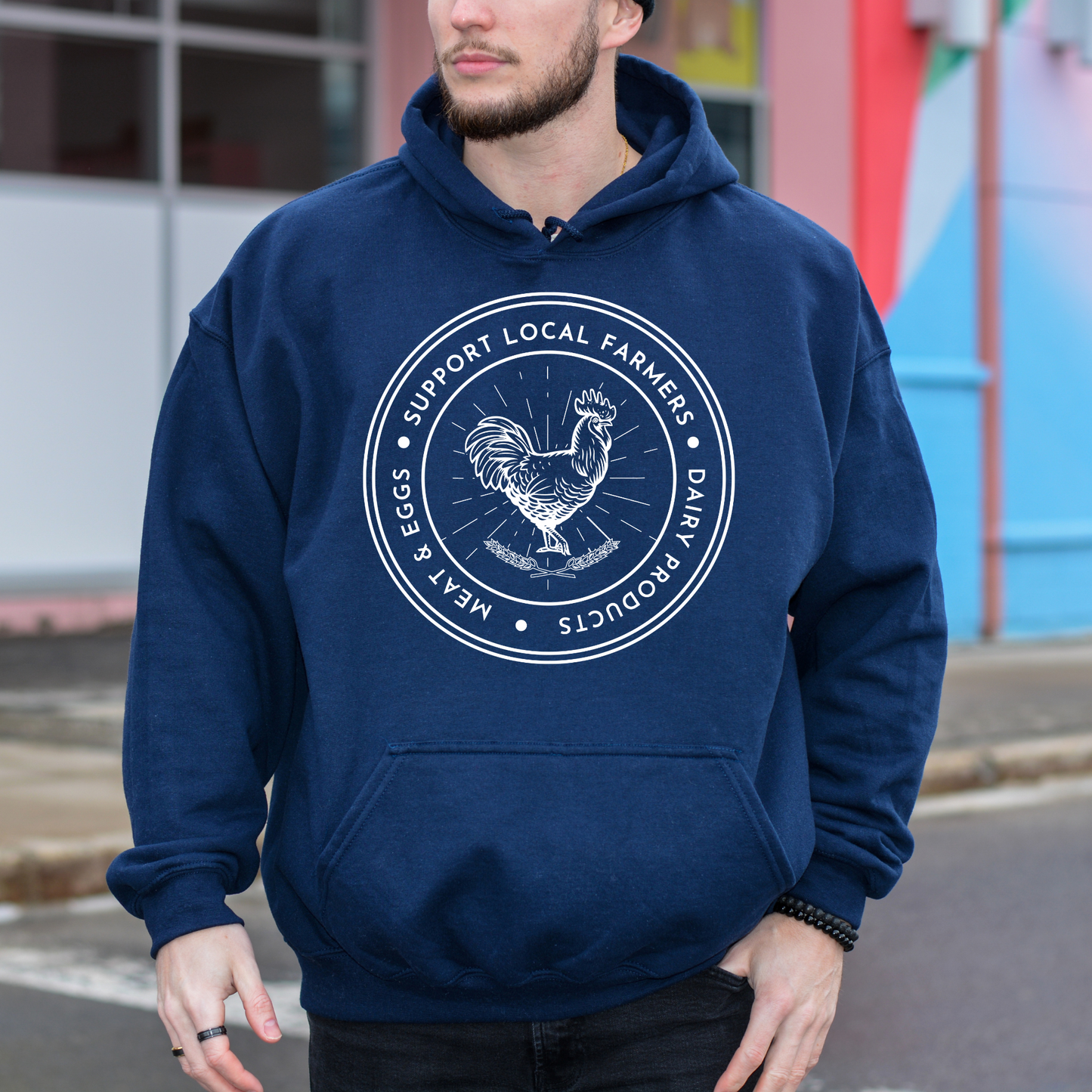 Support Local Farmers - Unisex Hoodie