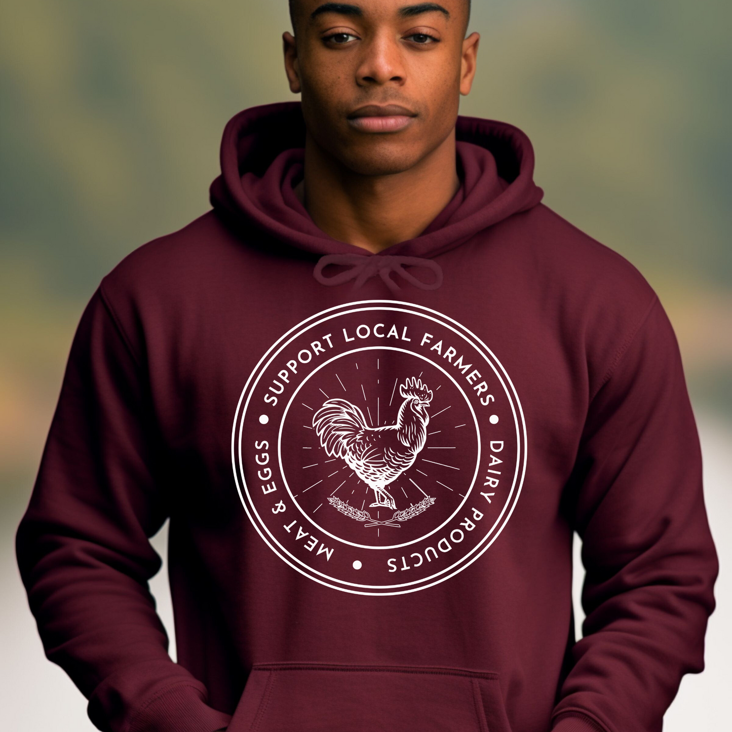 Support Local Farmers - Unisex Hoodie