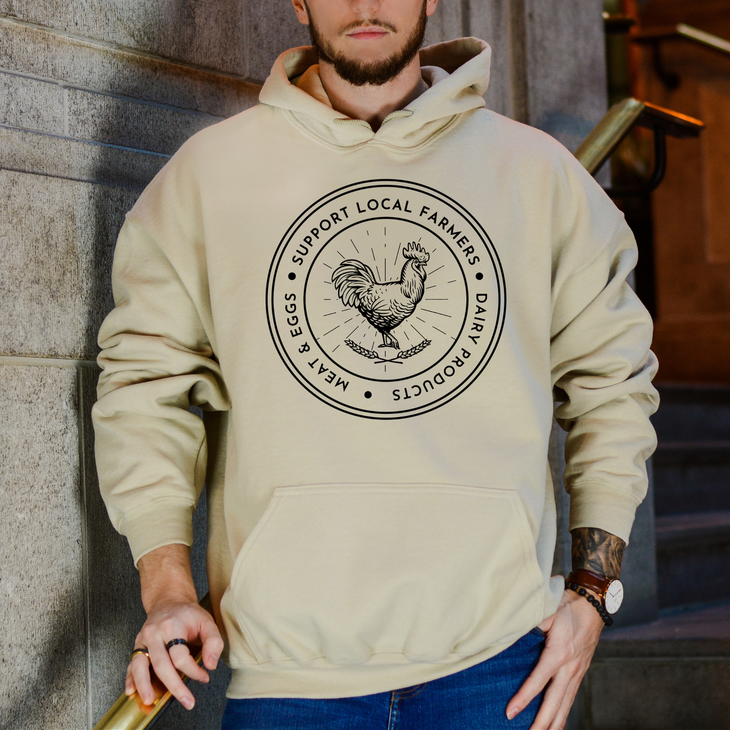 Support Local Farmers - Unisex Hoodie