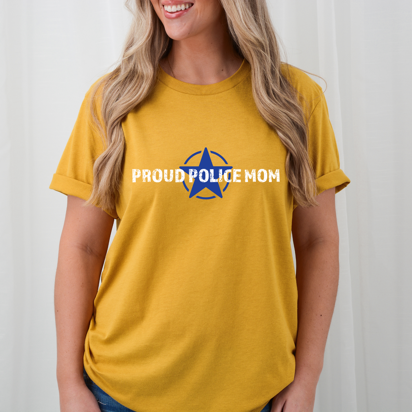 Proud Police Mom - Unisex Jersey Tee