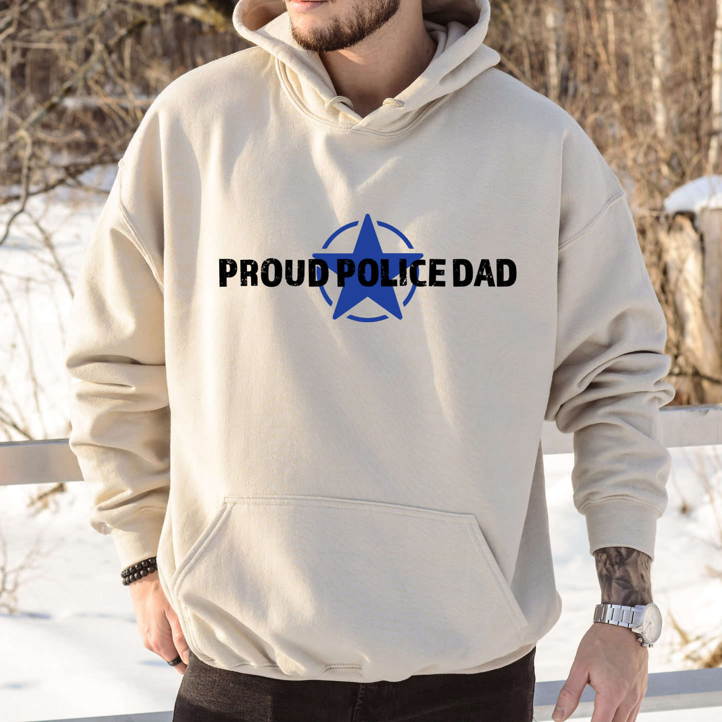 Proud Police Dad - Unisex Hoodie