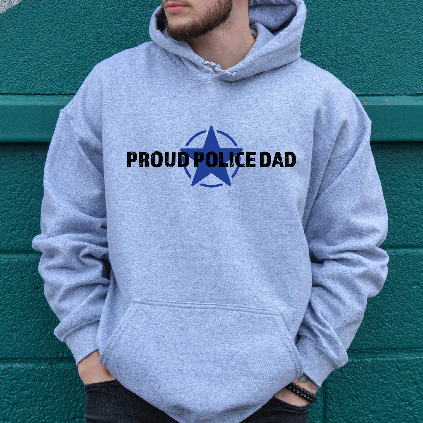 Proud Police Dad - Unisex Hoodie