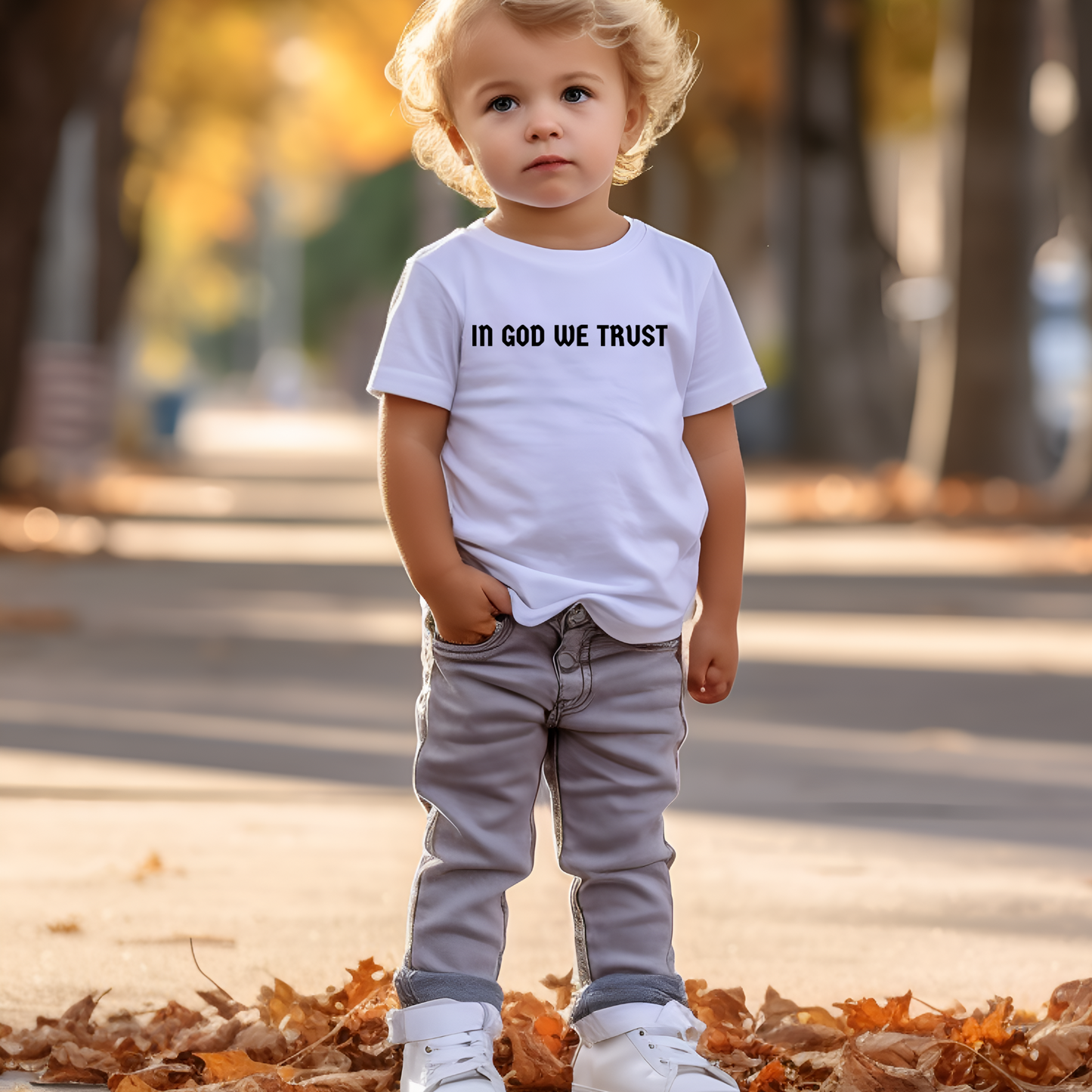 In God We Trust - Toddler Jersey Tee