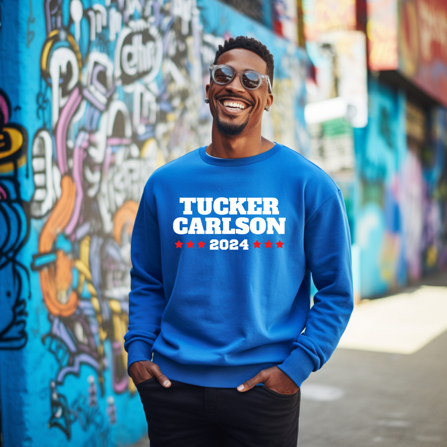 Tucker Carlson 2024 - Unisex Crewneck Sweatshirt