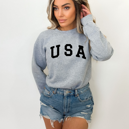 USA - Unisex Crewneck Sweatshirt