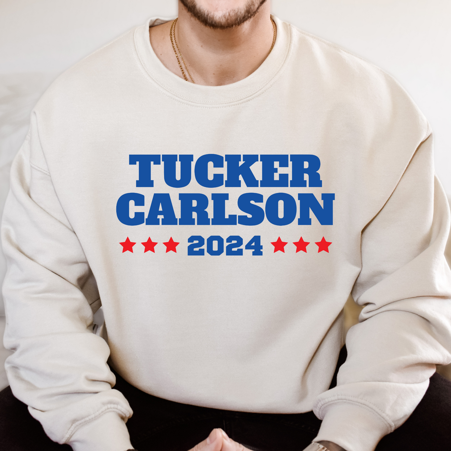 Tucker Carlson 2024 - Unisex Crewneck Sweatshirt