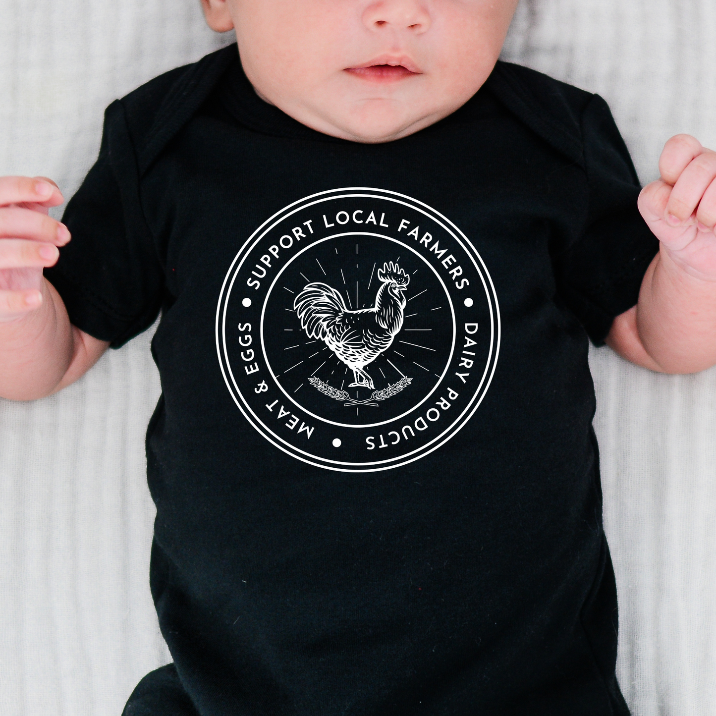 Support Local Farms - Baby Onesie