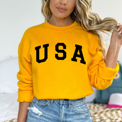 USA - Unisex Crewneck Sweatshirt