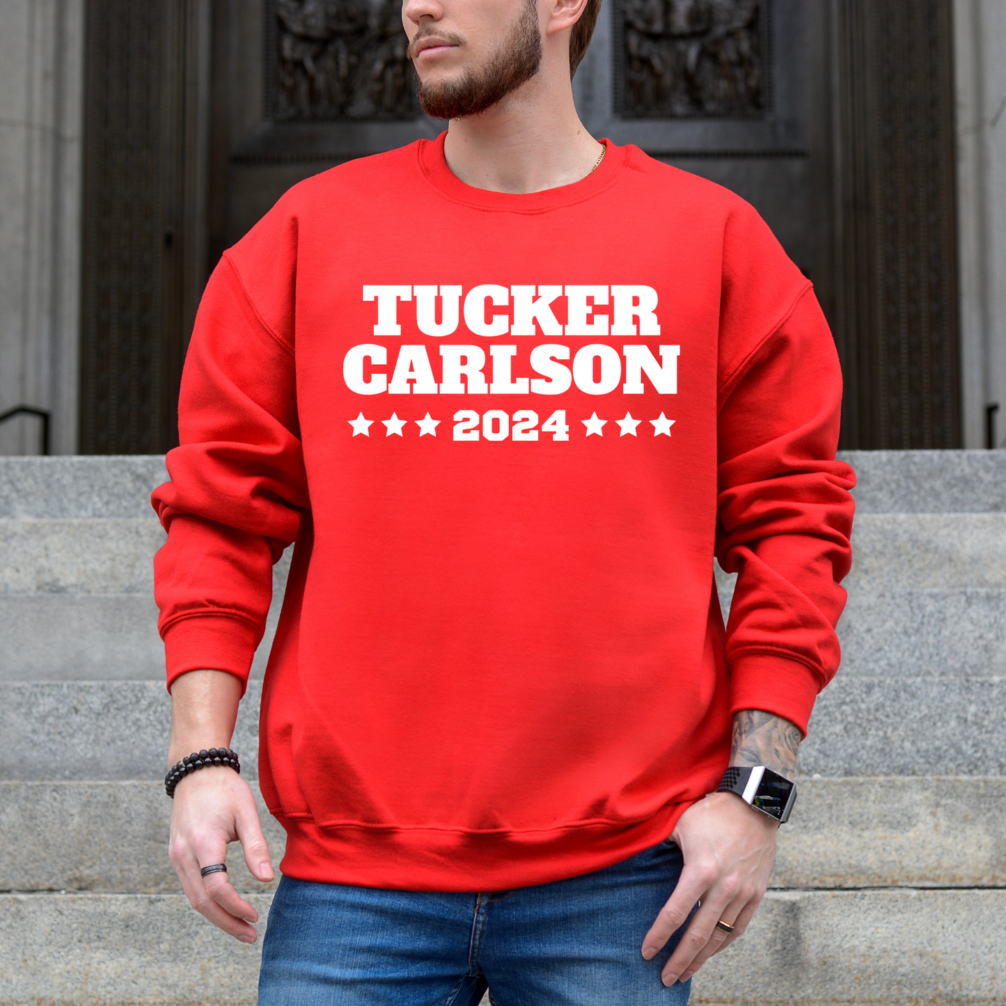 Tucker Carlson 2024 - Unisex Crewneck Sweatshirt