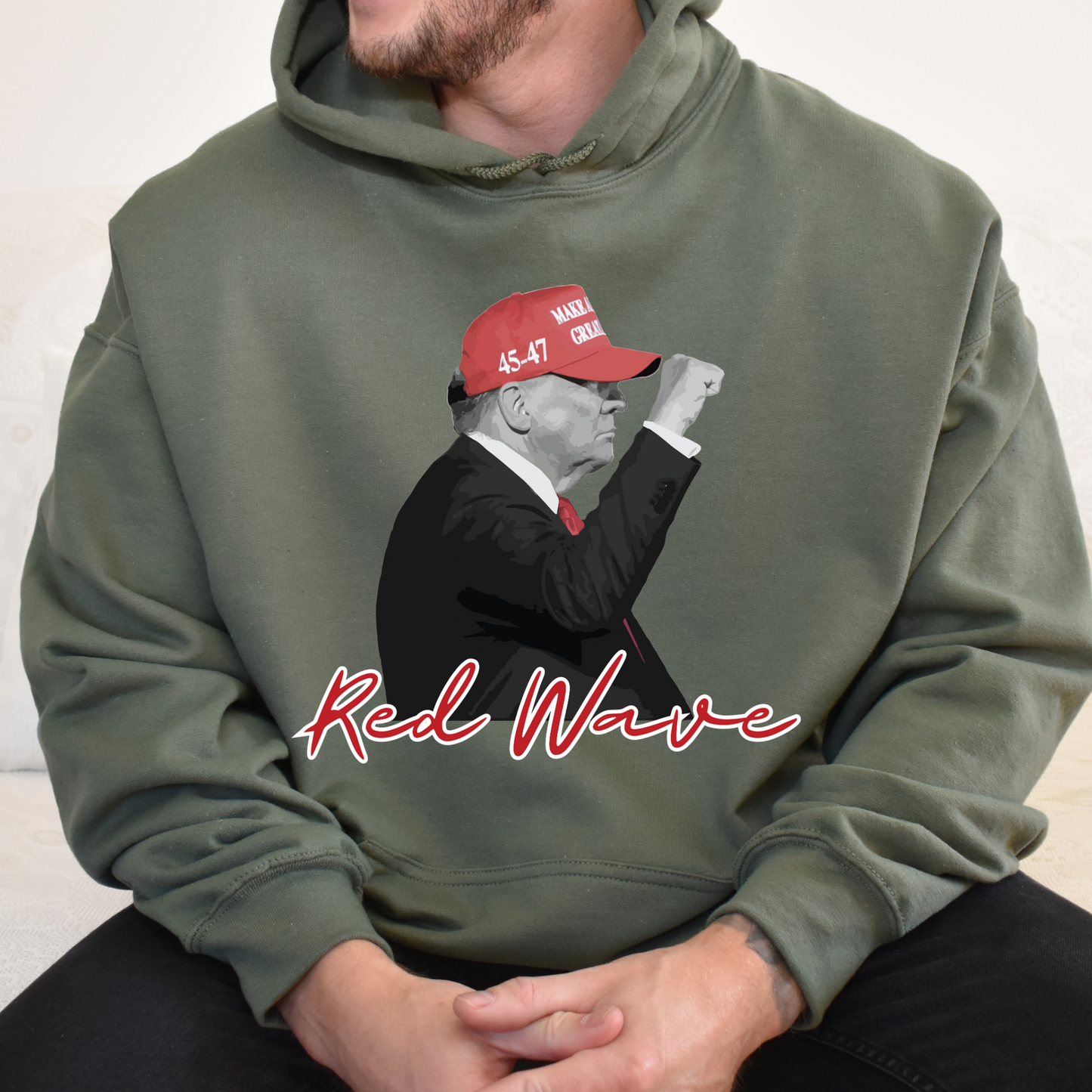 Trump Red Wave - Unisex Hoodie