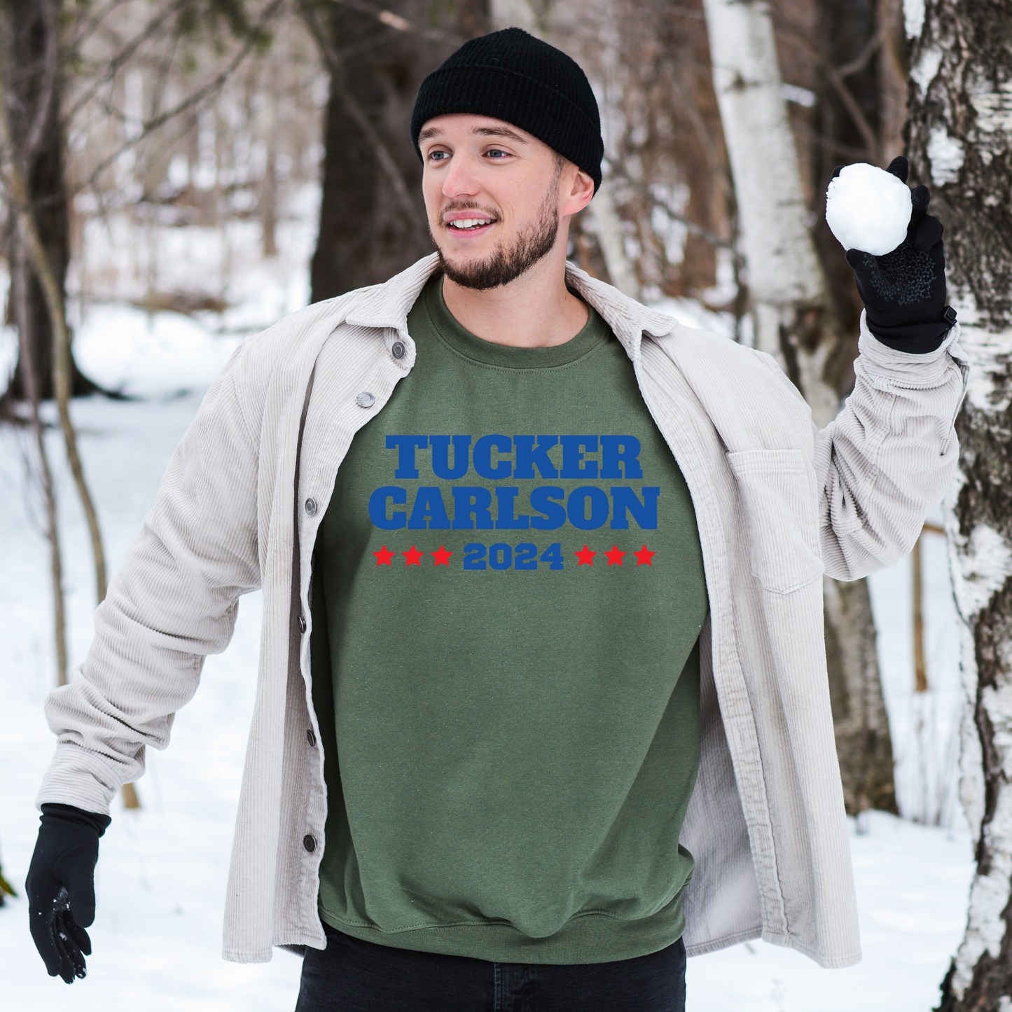 Tucker Carlson 2024 - Unisex Crewneck Sweatshirt