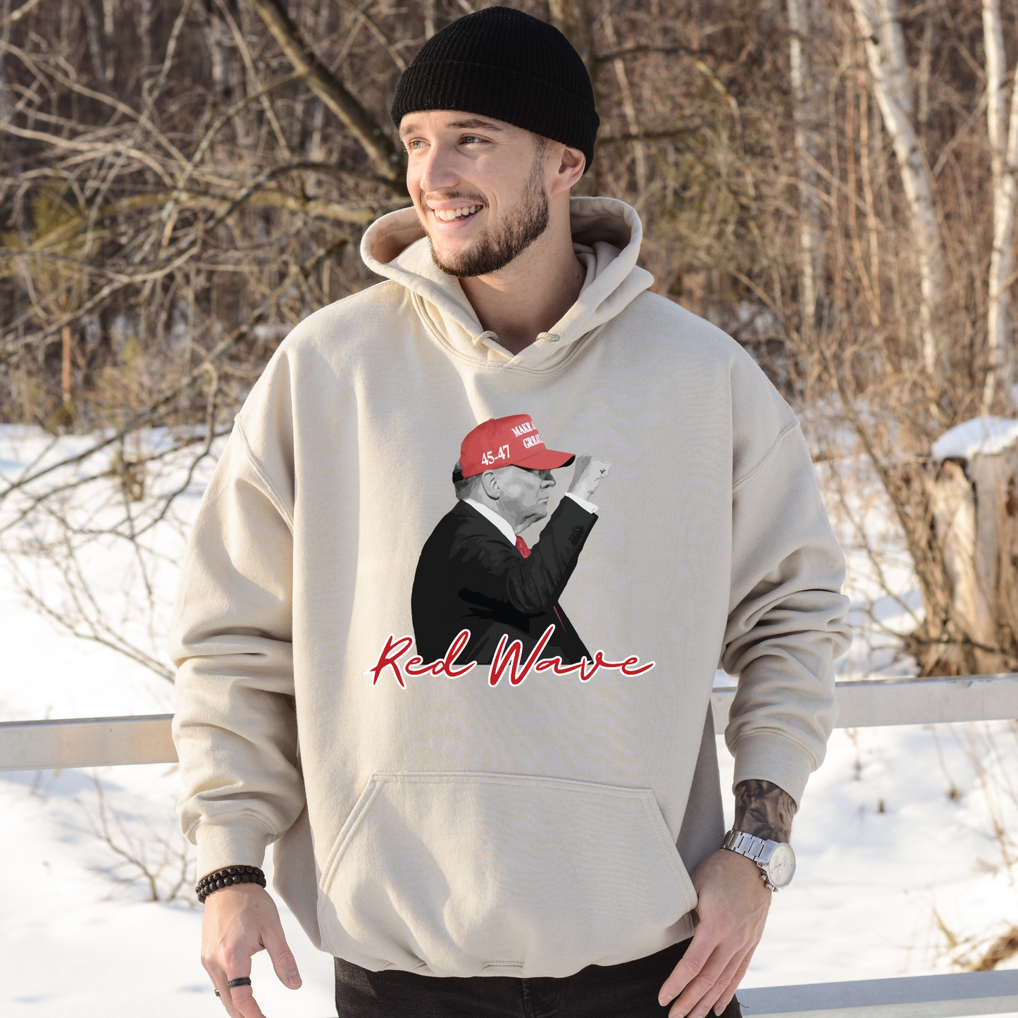 Trump Red Wave - Unisex Hoodie