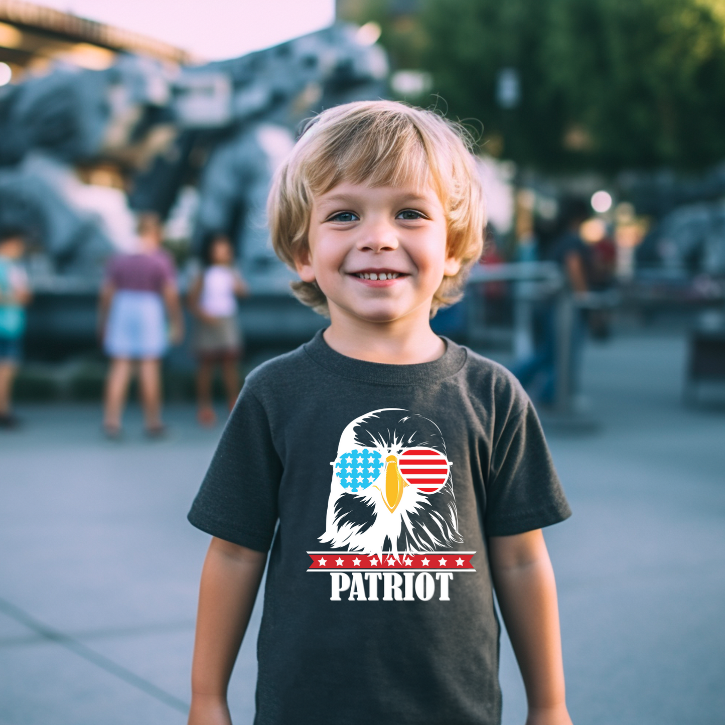 Patriot Eagle - Youth Short Sleeve T-Shirt
